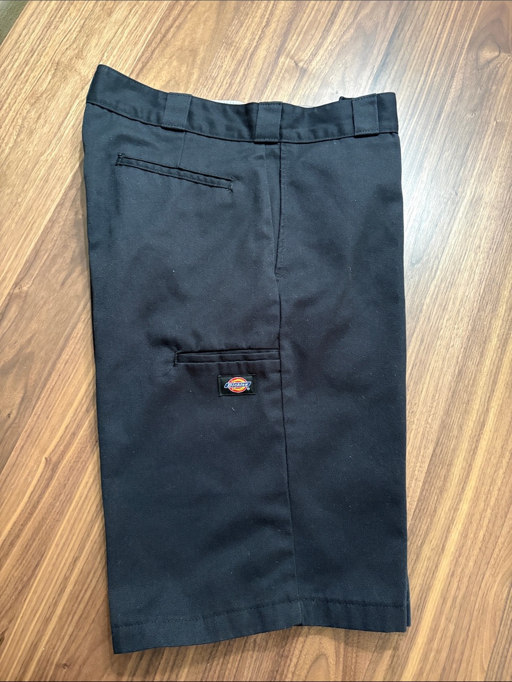 Dickies Black Utility Work Shorts with Embroidered Logo